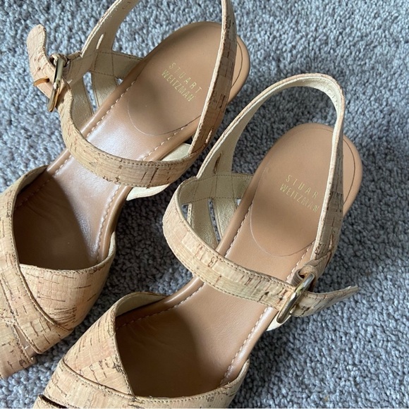 Stuart Weitzman cork wedges - Picture 2 of 5